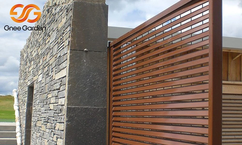 Corten Steel garage door Corten Steel garage door