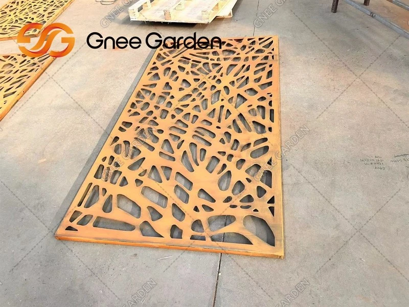 Garden Metal Privacy Fence Gate Corten Steel Garden Metal Privacy Fence Gate Corten Steel