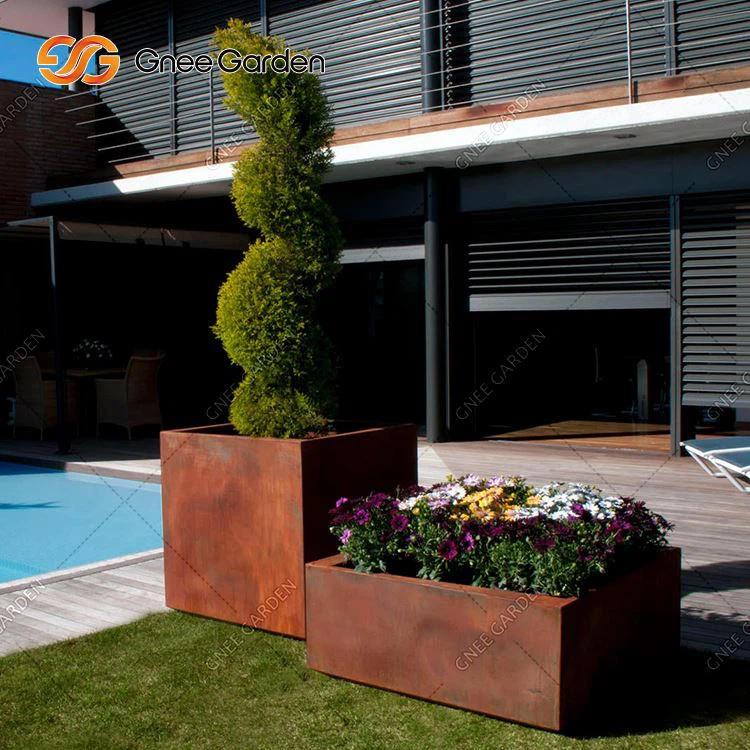 উচ্চ পরিমাণ কর্টেন ইস্পাত ফ্লাওয়ারপটস