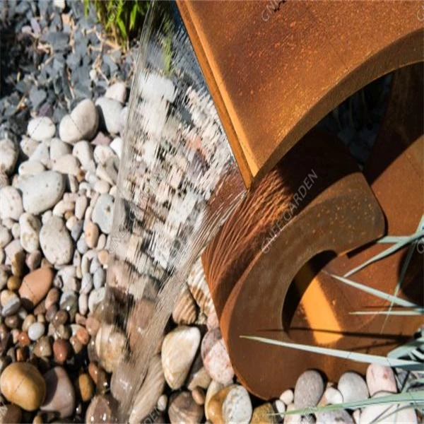 Garden Ornaments Corten Steel Water Fountain