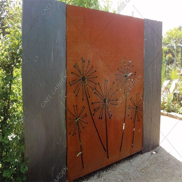 Privacy Fence Panel Factory Direct Metal Screen Panel Corten Steel Screens