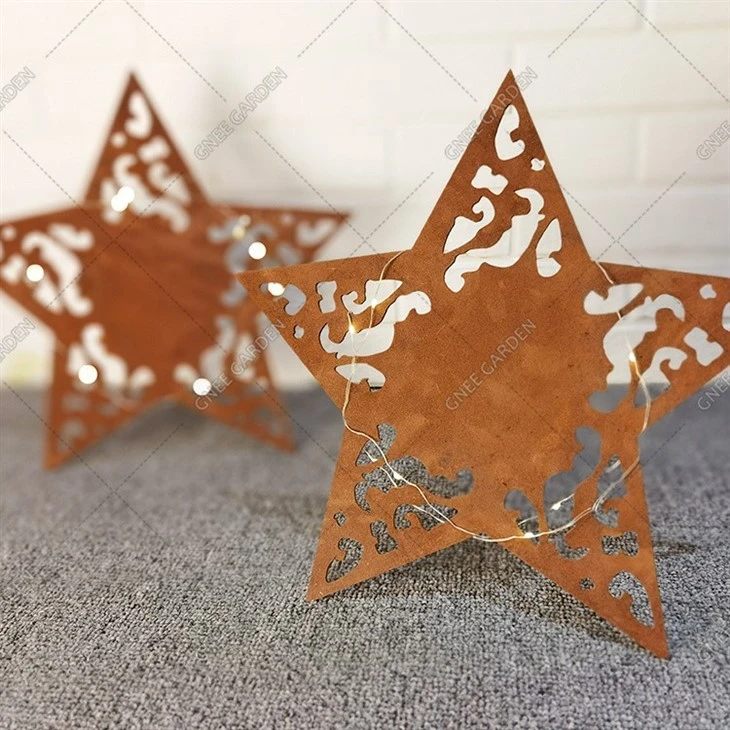 Rusty Corten Steel Garden Lawn Edging Ornaments