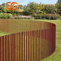 Corten ইস্পাত মেটাল বেড়া পোস্ট