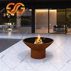 রান্নার জন্য Corten ওপেন পিট Bbq