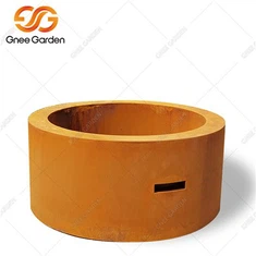 কর্টেন স্টিল ফায়ার পিট বোল