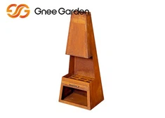 ফ্রি স্ট্যান্ডিং কর্টেন স্টিল আউটডোর ফায়ারপ্লেস