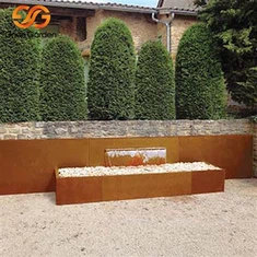 কর্টেন ইস্পাত পুকুর