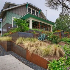 কর্টেন স্টিল রিটেইনিং ওয়াল জং ধরা শেষ