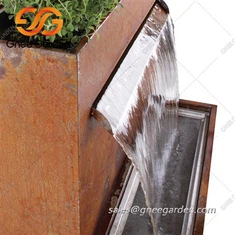 কর্টেন ইস্পাত গোলক জল বৈশিষ্ট্য