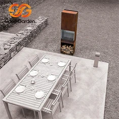 কর্টেন উড ফায়ার প্লেস আউটডোর