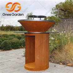 আবহাওয়া ইস্পাত ক্যাম্পিং Bbq